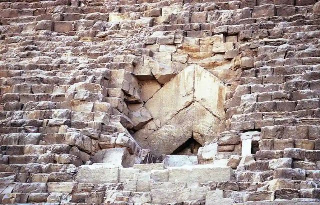 Enterior of Giza Pyramids
